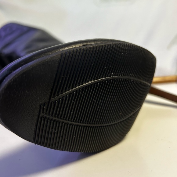 COACH Susette Black Leather Boots Stiletto Heels Womens 8.5 Like New - Picture 11 of 16